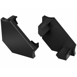 Profil LED - Zaślepka C  Czarna, Do Profilu C