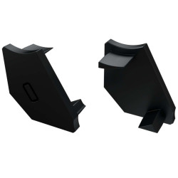 Profil LED - Zaślepka H  Czarna Lewa 2w1, Do Profilu H