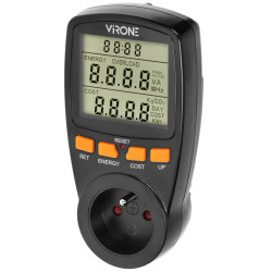 Miernik poboru energii EM-4/BCzarny (Watomierz, Koszt) VIRONE
