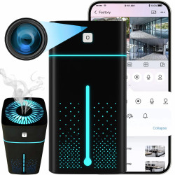 MINI KAMERA WIFI W NAWILŻACZU POWIETRZA BK520 ukryta, szpiegowska, detektywistyczna