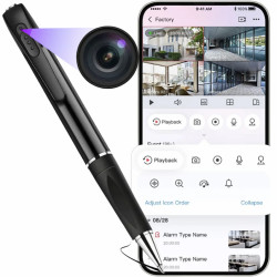 MINI KAMERA WIFI W DŁUGOPISIE W8 ukryta, szpiegowska, detektywistyczna