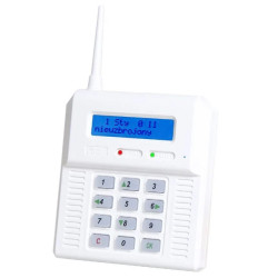 Centrala Alarmowa CB32GN ELMES bezprzewod. z mod.GSM(podśw.niebieskie)-Systemy Alarmowe