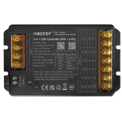 Sterownik LED MiBoxer HW5 5w1 Mono/RGB/RGBW/CCT, Wi-Fi, BT, Tuya, 12-48V
