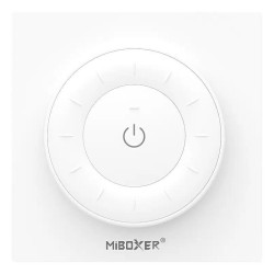 Panel LED Sterownik MONO/CCT K3 Naścienny, Pilot MiBoxer Biały, Włącznik