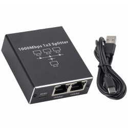 SWITCH 4 port Ethernet RJ45 1000 10/100/1000M Rozdzielacz sieciowy 1x3 RJ45 LAN