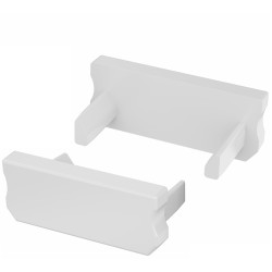 Profil LED - Zaślepka D Biała, Do Profilu D