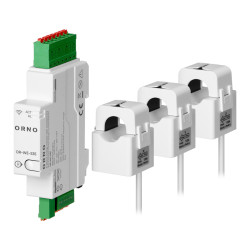 Miernik poboru energii 3-faz. z przekładnikami 120A TUYA przekładnik prądowy Smart Wi-Fi 440V/63A