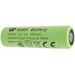 Akumulator do pakietu 180AAH GP R6 bez blasz.1,2V 1800mAh NiMh 14x50
