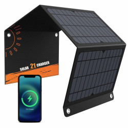 Bateria słoneczna 21W USB Panel 2,5A solarny ładowarka turystyczna