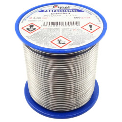 Spoiwo LC60-SW26  2,0mm  0,5kg Cyna lutownicza do lutowania Cynel Polska-Narzędzia Warsztatowe i Wyposażenie