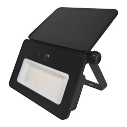 Lampa solarna LED z czujn.PIR LUNERA LED 10W 700lm IP54 2400mAh czarny