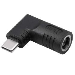 Przejściówka Zasilania Wtyk USB-C Gniazdo DC 7,4/5,0 + Pin, Akyga AK-ND-D02 65W