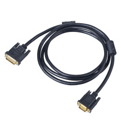 Kabel DVI - VGA  Akyga 24+5 Pin Czarny 1,8m