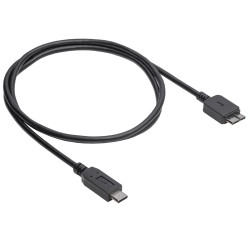 Kabel USB-C/Micro USB-B 3.0 1m AKYGA, Do dysków zewnętrznych