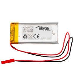 Akumulator litowo-polimerowy Akyga AKY0623 LP103058 Li-Po 3,7V 1700mAh PCM JST 2.54 2Pin, Przewód 150mm