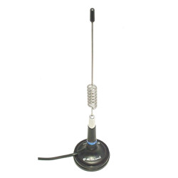 CB Antena Samochodowa Midland LC29 Magnetyczna 33cm, Przewód 4,4m RG58