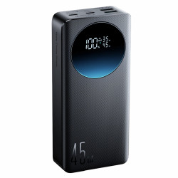 PowerBank Joyroom JR-PBF02 Pro 20000 mAh 45 W, Wyświetlacz Cyfrowy, 2x USB-A / 2x USB-C, Czarny