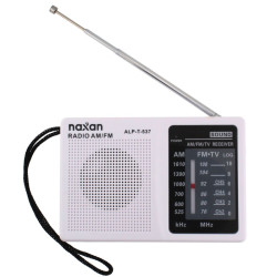 Radio Przenośne Naxan FM/AM Kuchenne Małe, Na Baterie 2xAA, Kieszonkowe
