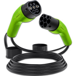 Kabel EV Typ 2 Do Ładowania Samochodu Elektrycznego 400V 11kW 16A , 5m, QOLTEC