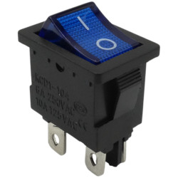 Przeł.podśw.mały 230V niebieski-Podzespoły Elektroniczne