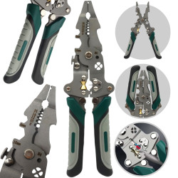 SZCZYPCE UNIWERSALNE SKŁADANE do ściągania izolacji, zaciskarka