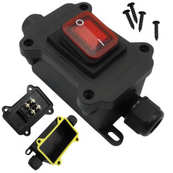 PRZEŁĄCZNIK WODOODPORNY W OBUDOWIE IP67 230V AC 30A
