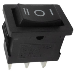 Przełącznik KCD1 3-pin  6A/250V Chwilowy 3-poz.-Podzespoły Elektroniczne