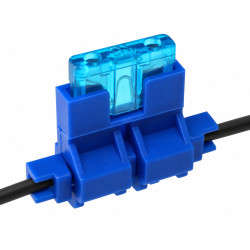 Gniazdo bezpiecznika samochodowego MTA UNI na przewód kabel szybkozłączka 20A 19mm 14AWG - 18AWG