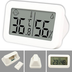 Termo-higrometr LCD TJW-01 Biały Termometr, higrometr-Dom i Ogród