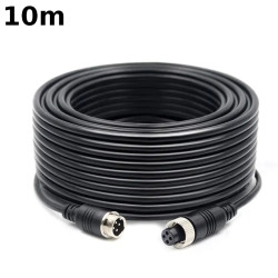 Przewód Kabel do kamery cofania Monitora 4pin 10m hermetyczny ekranowany