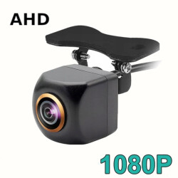 Kamera cofania 4pin + RCA do lusterek, ramek, restratorów DVR, AHD FHD i CVBS 2w1, FHD, kąt 175st. Fisheye, przód tył