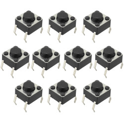 Mikroswitch 6x6mm 4.3/0.8mm A06 zestaw 10 sztuk
