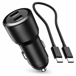Ładowarka USB Samochodowa 2 x USB-C  60W eXtremestyle CC60CC, Kabel USB-C 1m