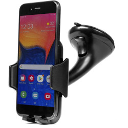Uchwyt Samochodowy Na telefon,  Do szyby, eXtremestyle  Typ V, Czarny