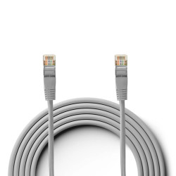 Kabel LAN Kat.5e FTP 18m Szary