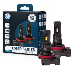 Żarówka H11 LED SET M-TECH UNECE R37, 12V 6000K, Homologacja