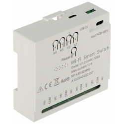 PRZEKAŹNIK PRZEŁĄCZNIK WŁĄCZNIK 4 kanały 230V 10A WiFi aplikacja TUYA SMART ATLO na szynę DIN