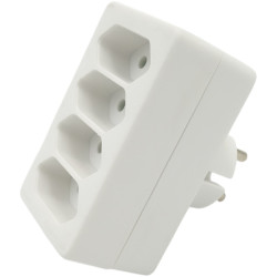Rozgałęźnik elektryczny R-4PC 4-gn. na płaską wtyczkę Elgotech-Elektryka