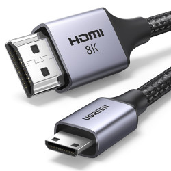 Kabel HDMI - MiniHDMI 2.1 1m UHD 8K UGREEN HD163