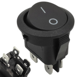 Przełącznik podw.okr.ON-OFF 1A 250V-Podzespoły Elektroniczne