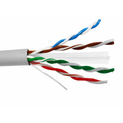 Przewód LAN UTP-6 Drut Cu MAXCABLE wewnętrzny/zewnętrzny-Przewody i Druty w metrażu