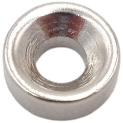 Magnes Neodymowy 8x3mm Z Otworem 6,3/3