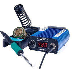 Stacja lutownicza WEP 948DB+ II 75W 480°C na groty T12, lutownica