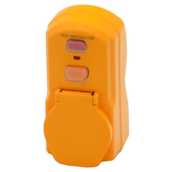 Adapter z wyłącznikiem różnicowoprądowym BDI-A 30 IP54 30mA Brennenstuhl, Wtyk-Gniazdo, Zabezpieczenie ochronne
