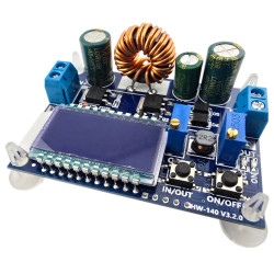 Przetwornica DC/DC 0,5V - 30V 3A Step-Up/Step-Down, Z Wyświetlaczem LCD