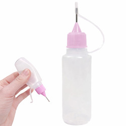 BUTELKA dozująca PE 30ml z igłą (dozownik) Aplikator do kleju i płynów