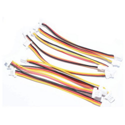 Złącze micro JST żeńskie 3pin zprzew. 20cm dwa gniazda - łącznik MCX r 1.25mm