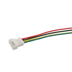 Złącze micro JST żeńskie 4pin z przew. 10cm MCX r 1.25mm