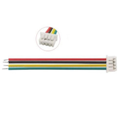 Złącze micro JST żeńskie 4pin zprzew. 10cm MCX r 1.25mm