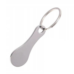 Żeton do wózka sklepowego - metalowy brelok - mini moneta